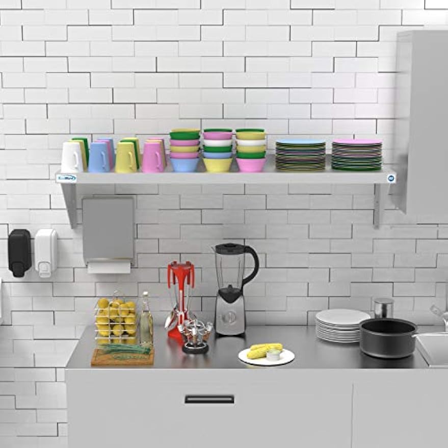 Wall Shelf Commercial Kitchen - Commercial Kitchen Metal Shelf Wall Mount