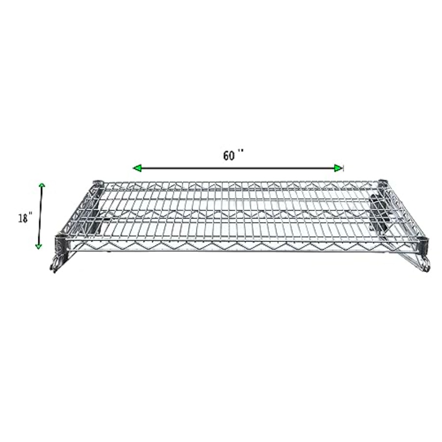 Heavy Duty Chrome Wire Wall Sh - đánh giá và giá Wall Shelf Commercial Kitchen