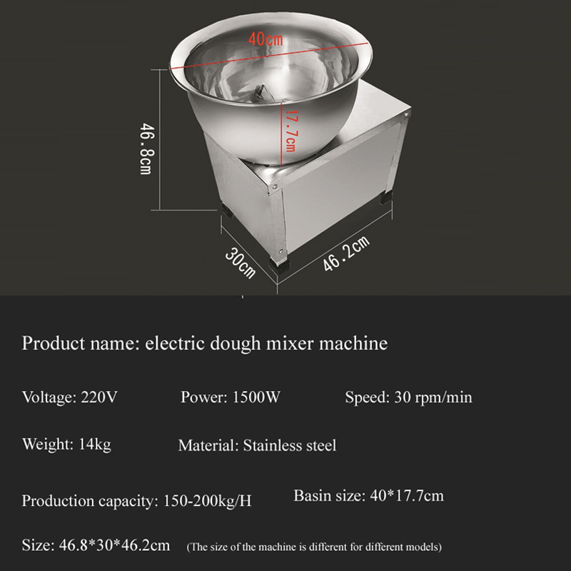 Flour Dough Mixer Machine Knea - đánh giá và giá Dough Mixer Machine