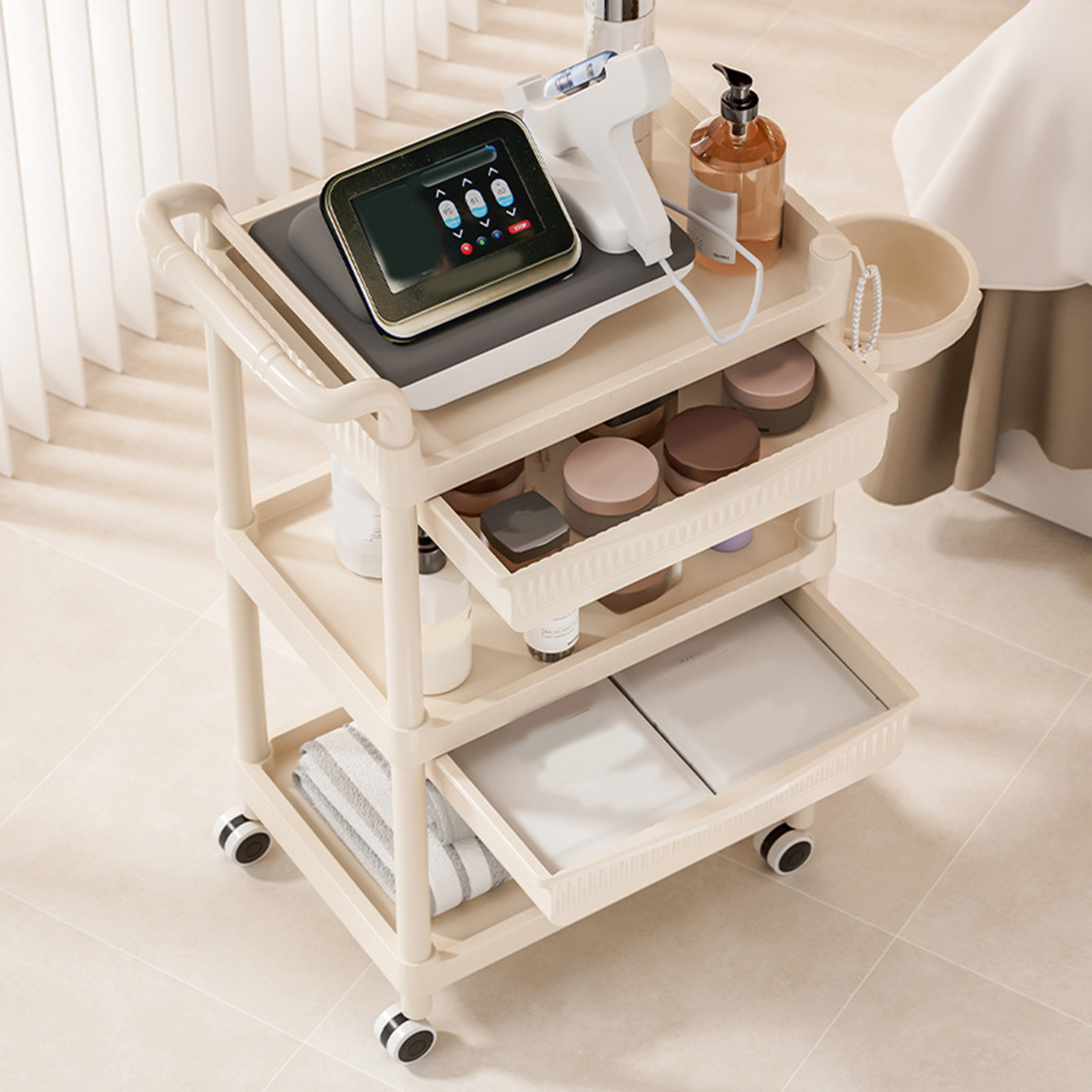 3 Tier Trolley Beauty Salon Sp - đánh giá và giá Commercial Kitchen Management