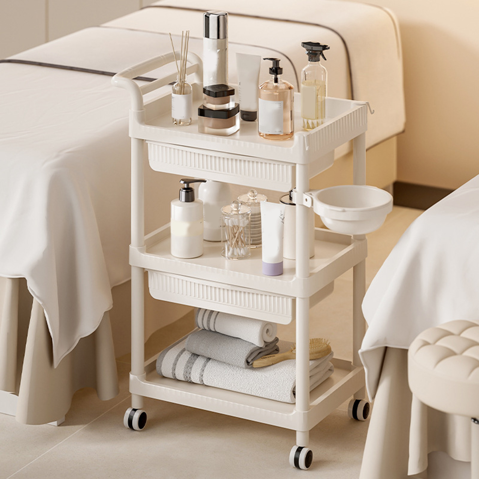 3 Tier Trolley Beauty Salon Sp - đánh giá và giá Commercial Kitchen Management