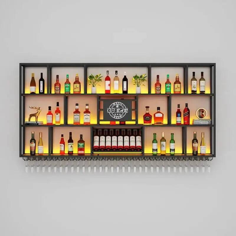 Kitchen Mounted Wall Wine Cabi - đánh giá và giá Wall Shelf Commercial Kitchen