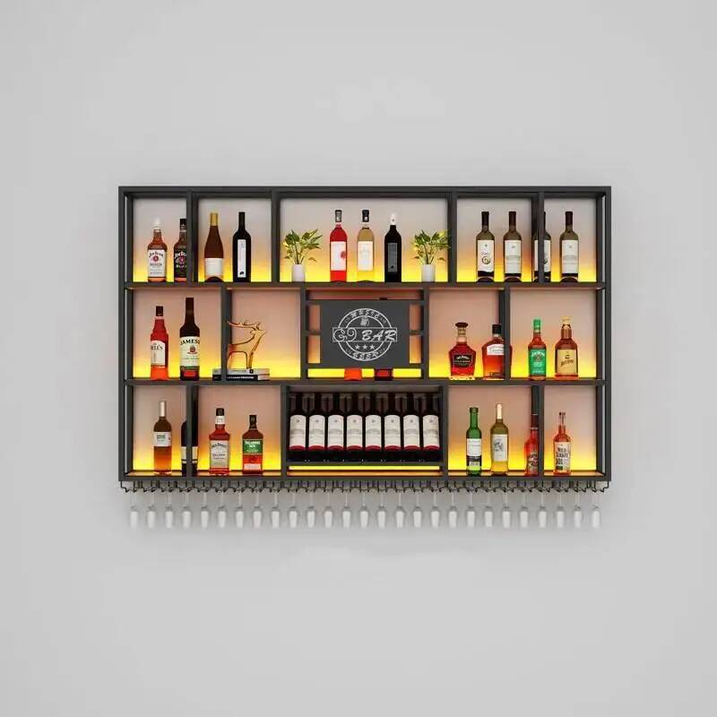 Kitchen Mounted Wall Wine Cabi - đánh giá và giá Wall Shelf Commercial Kitchen