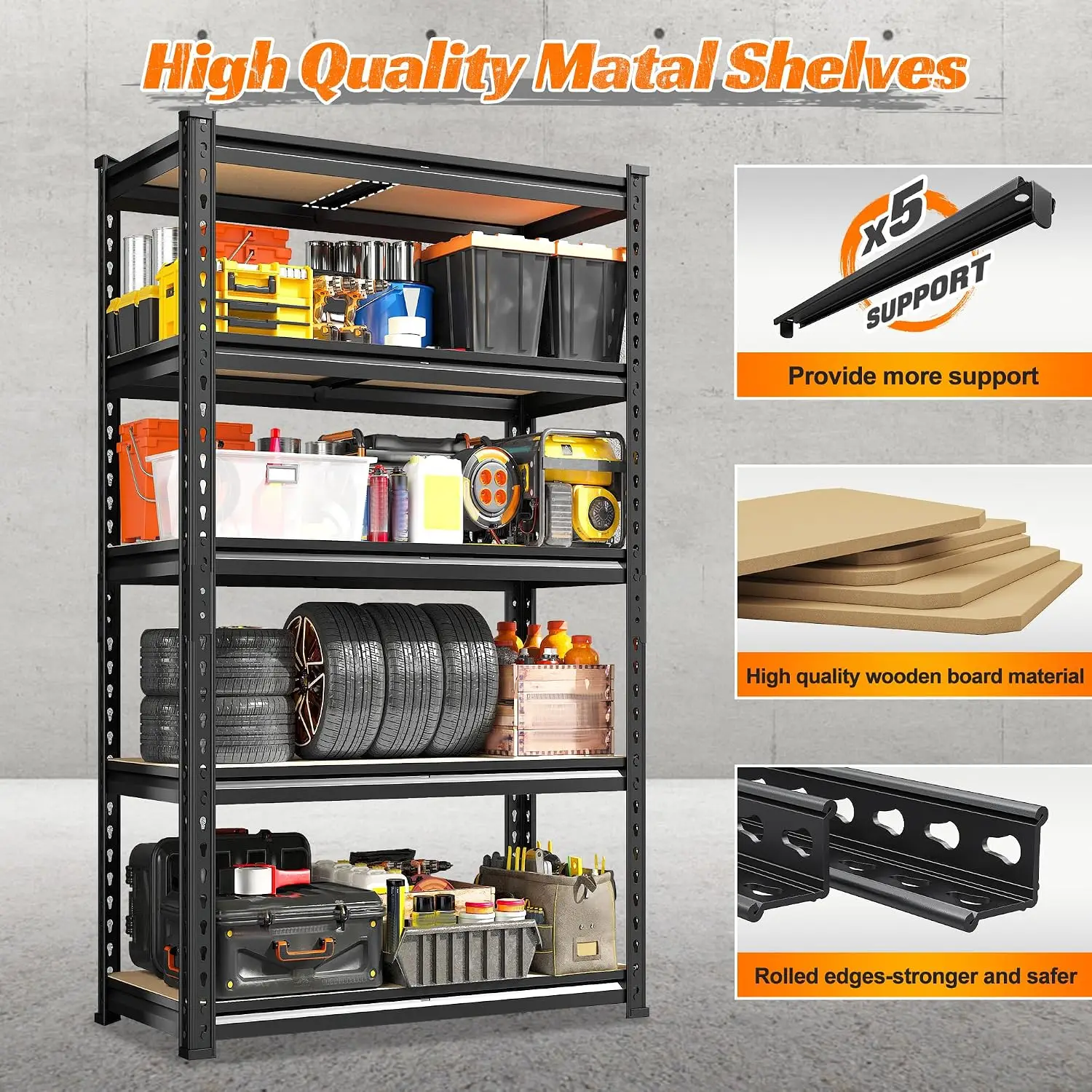 2PCS Storage Shelves,5 Tier Ga - đánh giá và giá Commercial Kitchen Warehouse