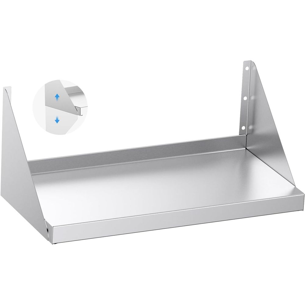 Stainless Steel Wall Shel 12 x - đánh giá và giá Wall Shelf Commercial Kitchen